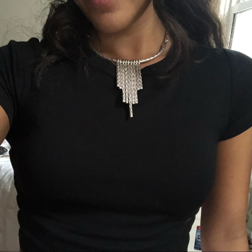 Silver choker